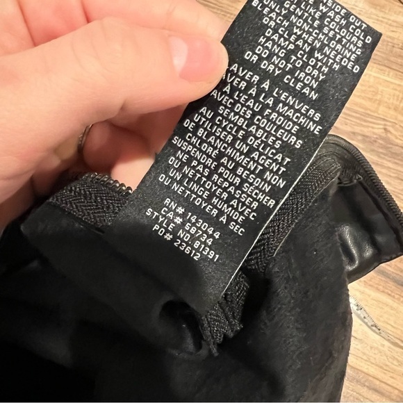 7 For All Mankind Vegan Leather Straight Leg Pants - Picture 10 of 13